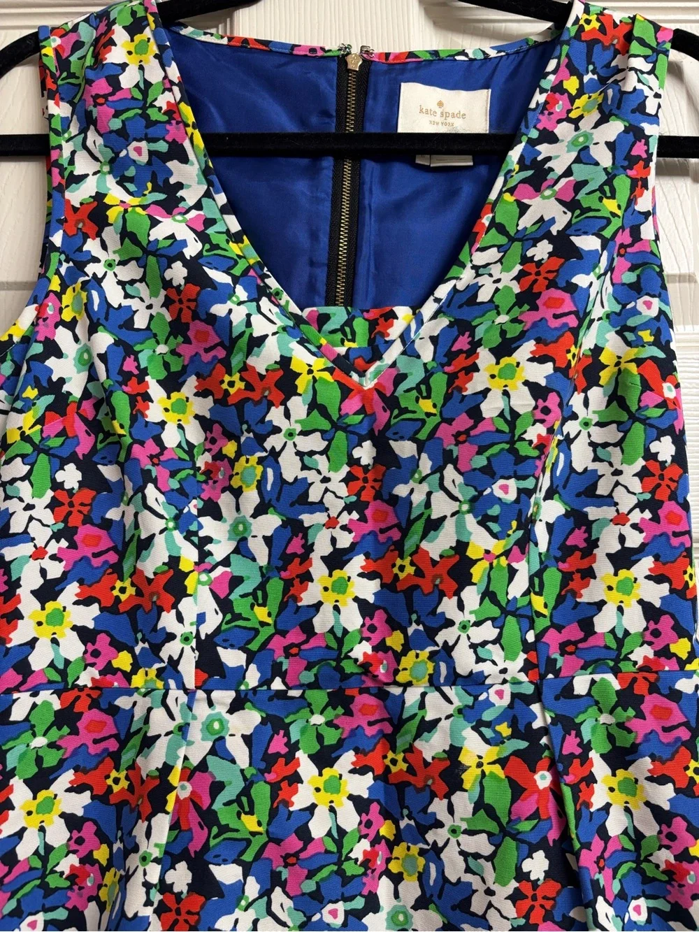 Kate Spade In Full Bloom Floral Mini Dress